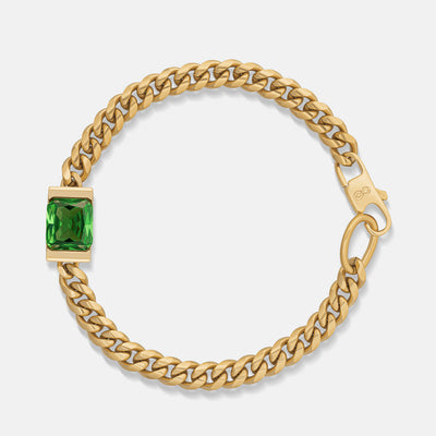 Chip Bracelet - Emerald