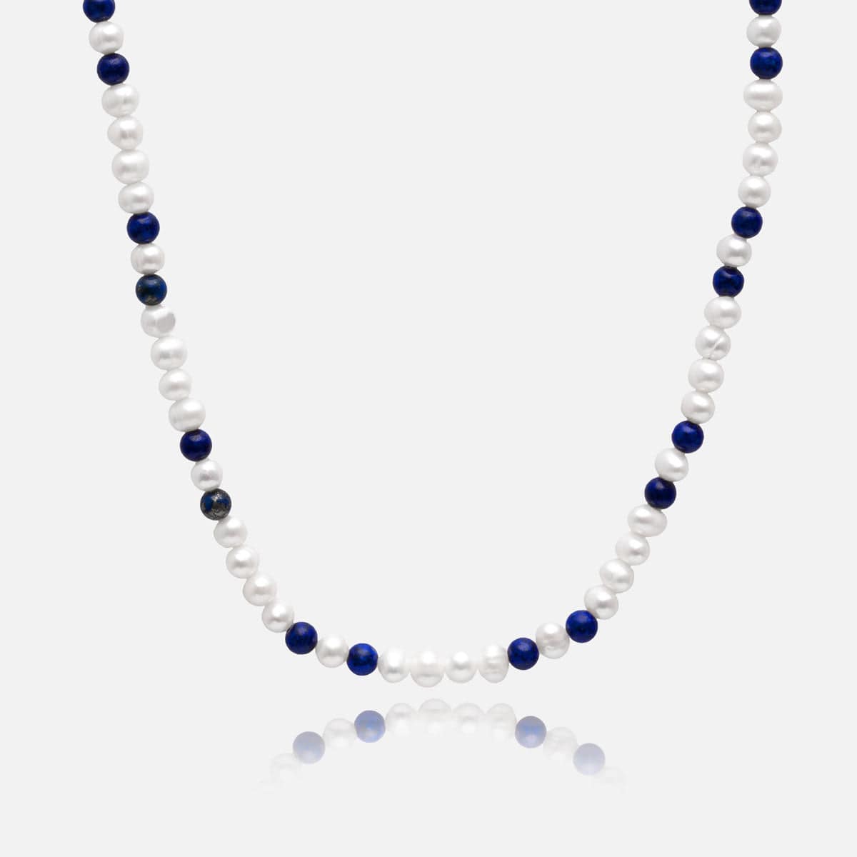 ★MIDNIGHT MOMENT.★ standard thin pearl necklace Midnight Pearl Necklace | GASPER.CO