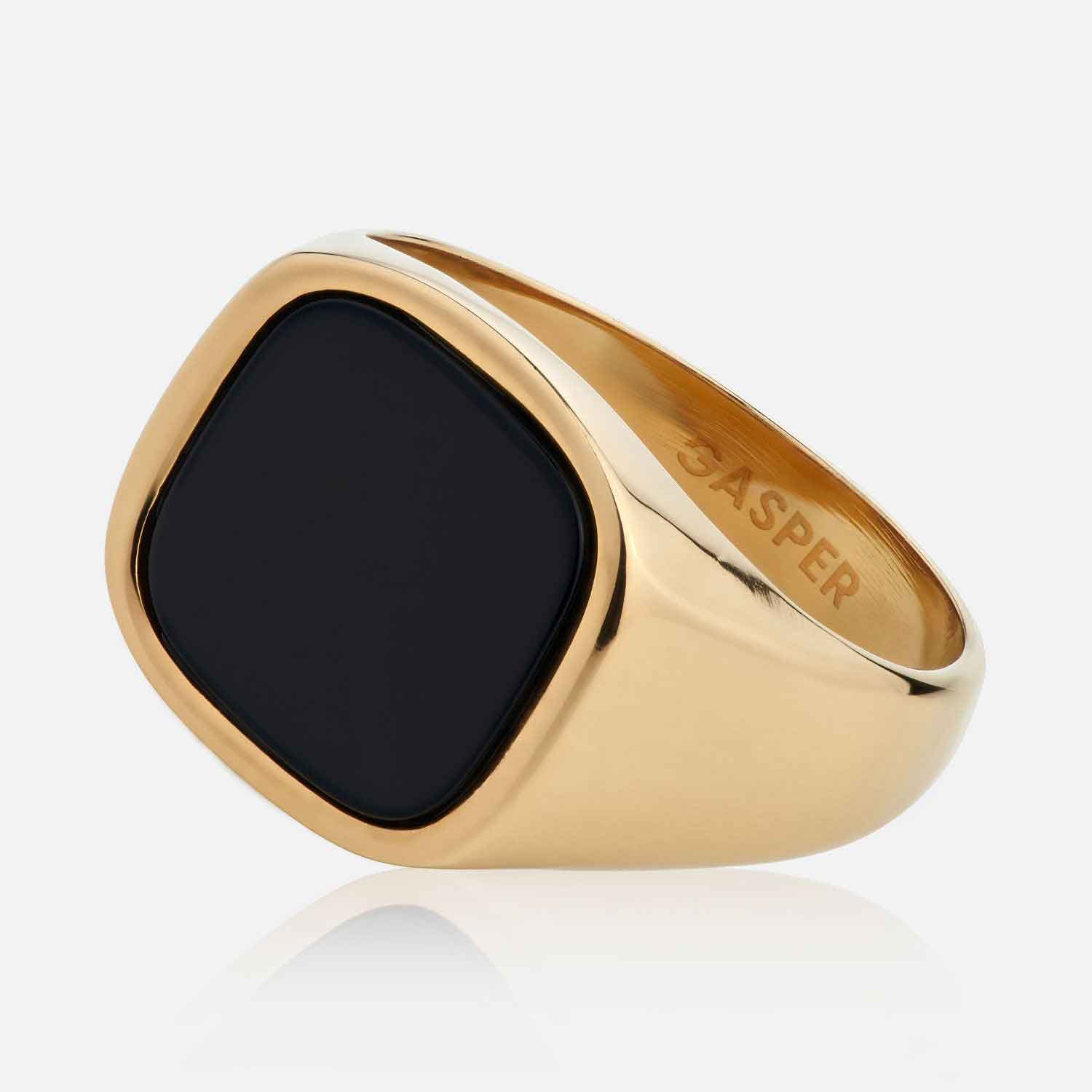 Square Onyx Ring | GASPER.CO Square Onyx Ring | GASPER.CO