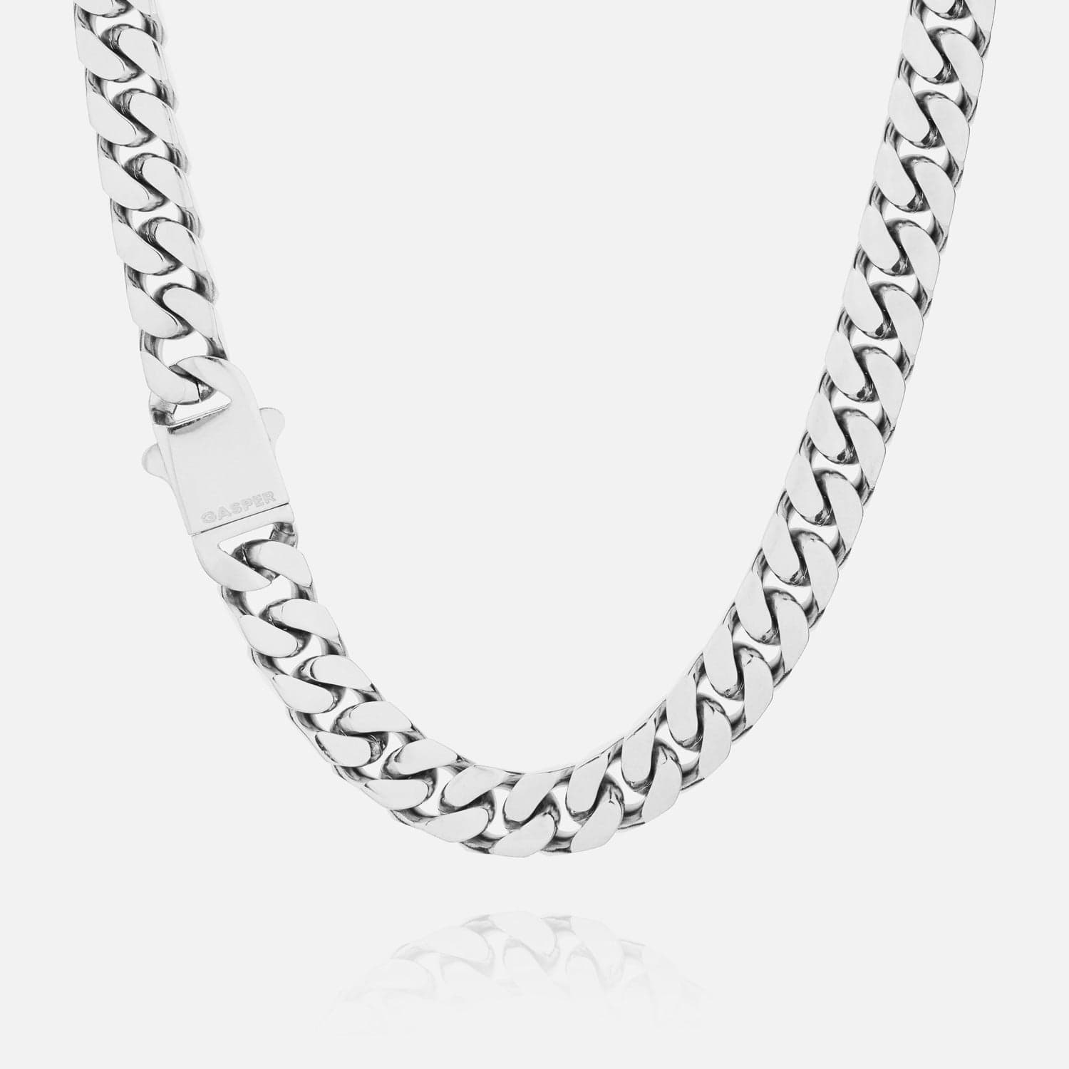 関税/送料込み【THE GASPER】12MMキューバチェーンセット18K 12MM Cuban | GASPER.CO