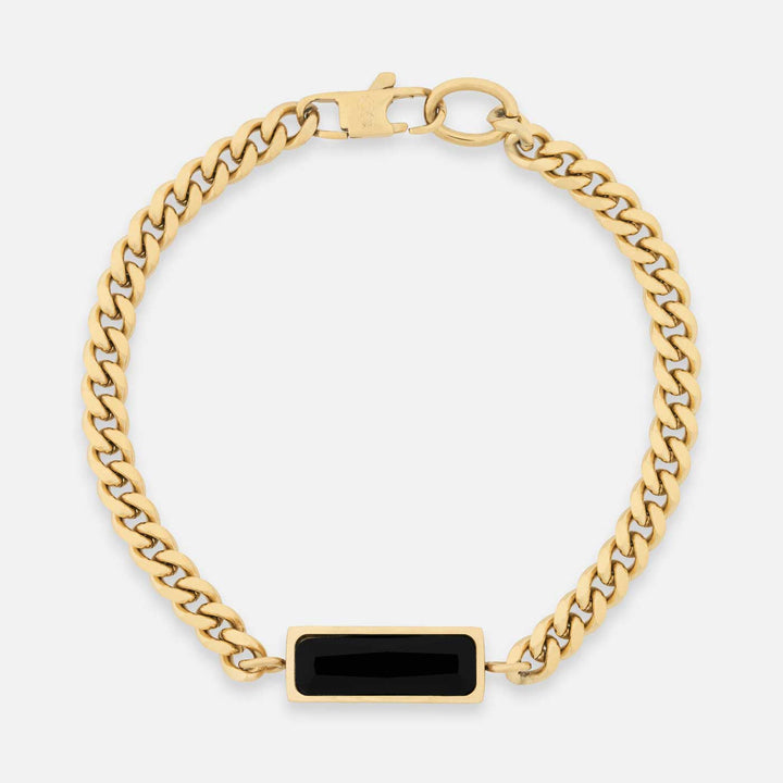 Fusion Cuban Bracelet, Onyx