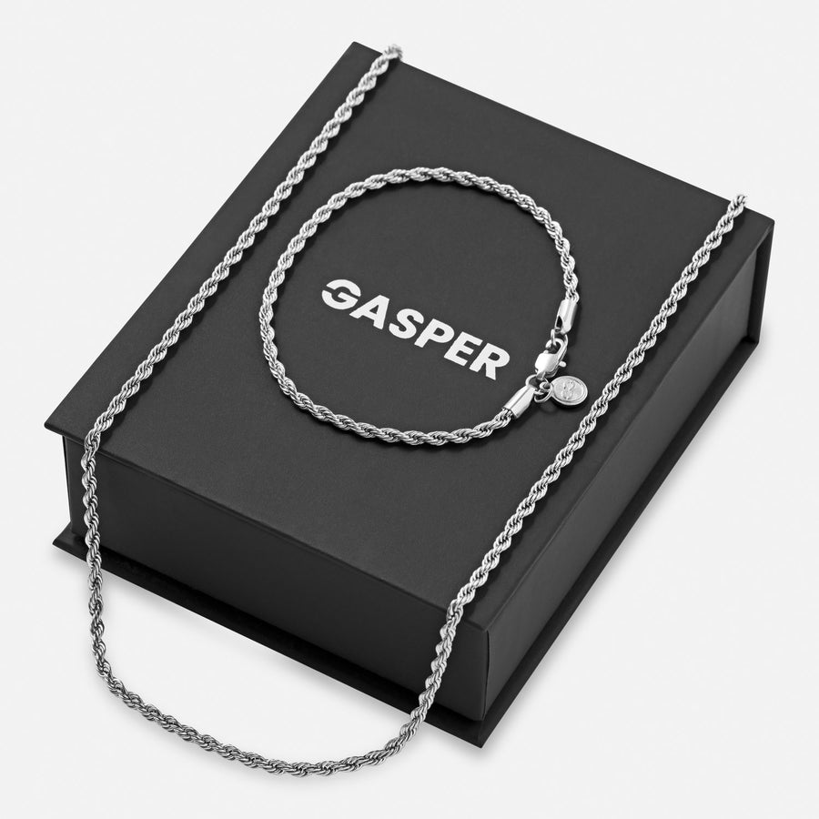 Rope Gift Set - Silver