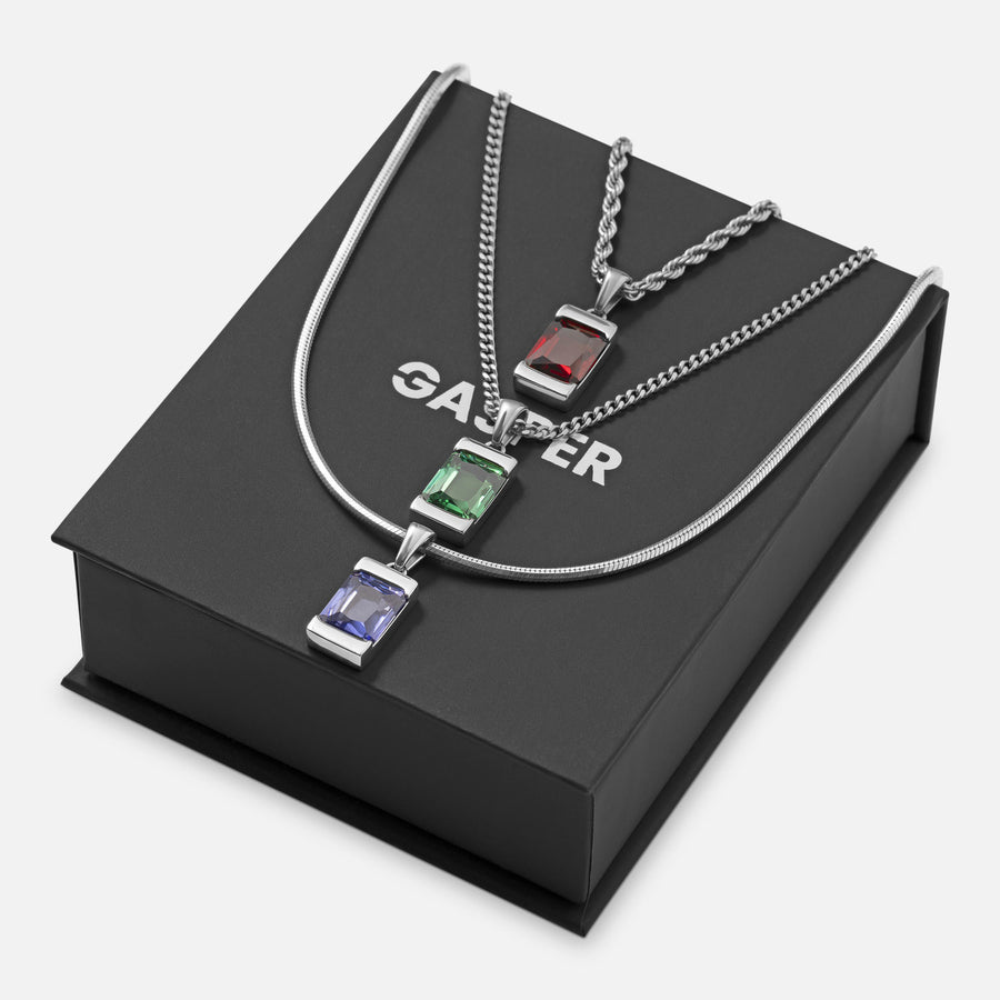Gemstones Collection Gift Set - Silver
