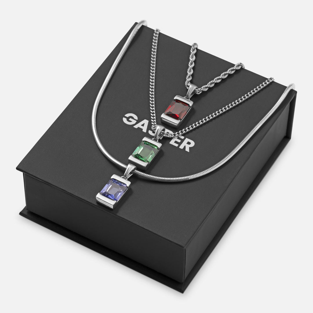 Gemstones Collection Gift Set - Silver