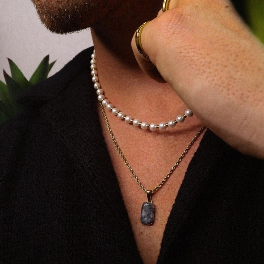 Void Black Spectrolite | Premium Pendant | GASPER.CO