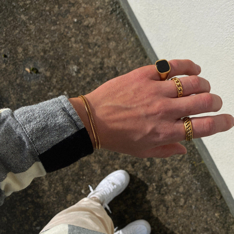 Micro Square Snake Bracelet | Premium Bracelet | GASPER.CO