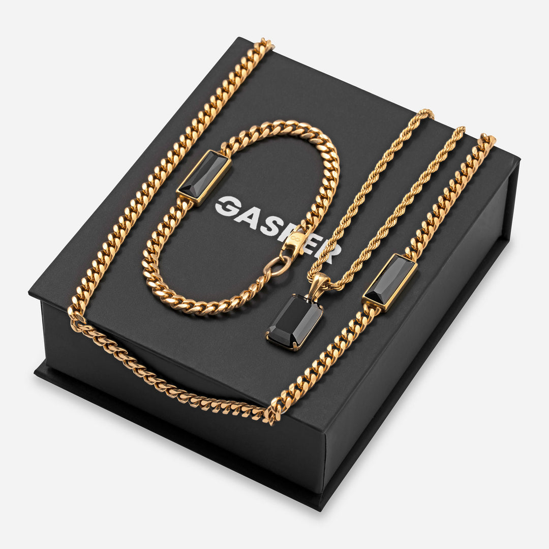 Onyx Gift Set - Gold