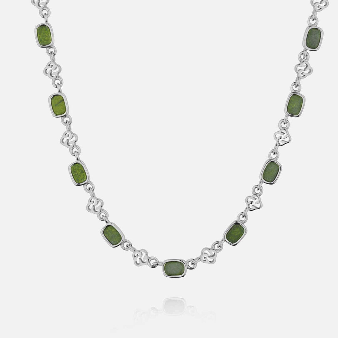 Mineral Necklace - Aventurine | Premium Chain | GASPER.CO