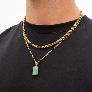 Void Aventurine + 5mm Wheat Set