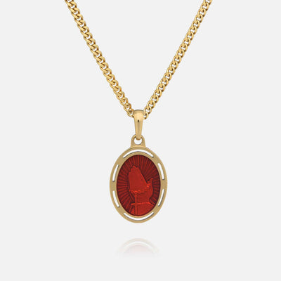 Grateful Pendant - Red