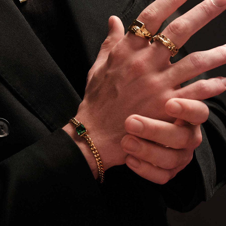 Chip Bracelet - Jade