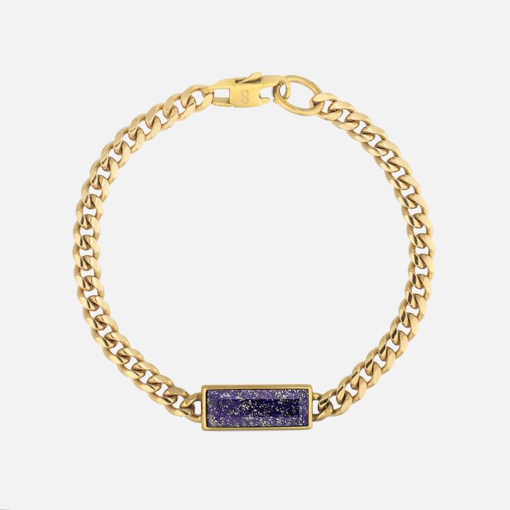 Fusion Cuban Bracelet - Lapis
