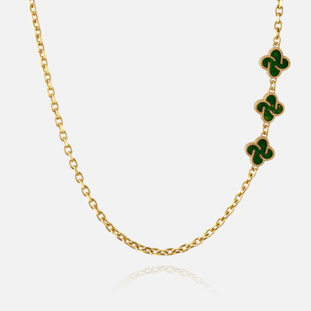 Heritage Clover Chain - Aventurine