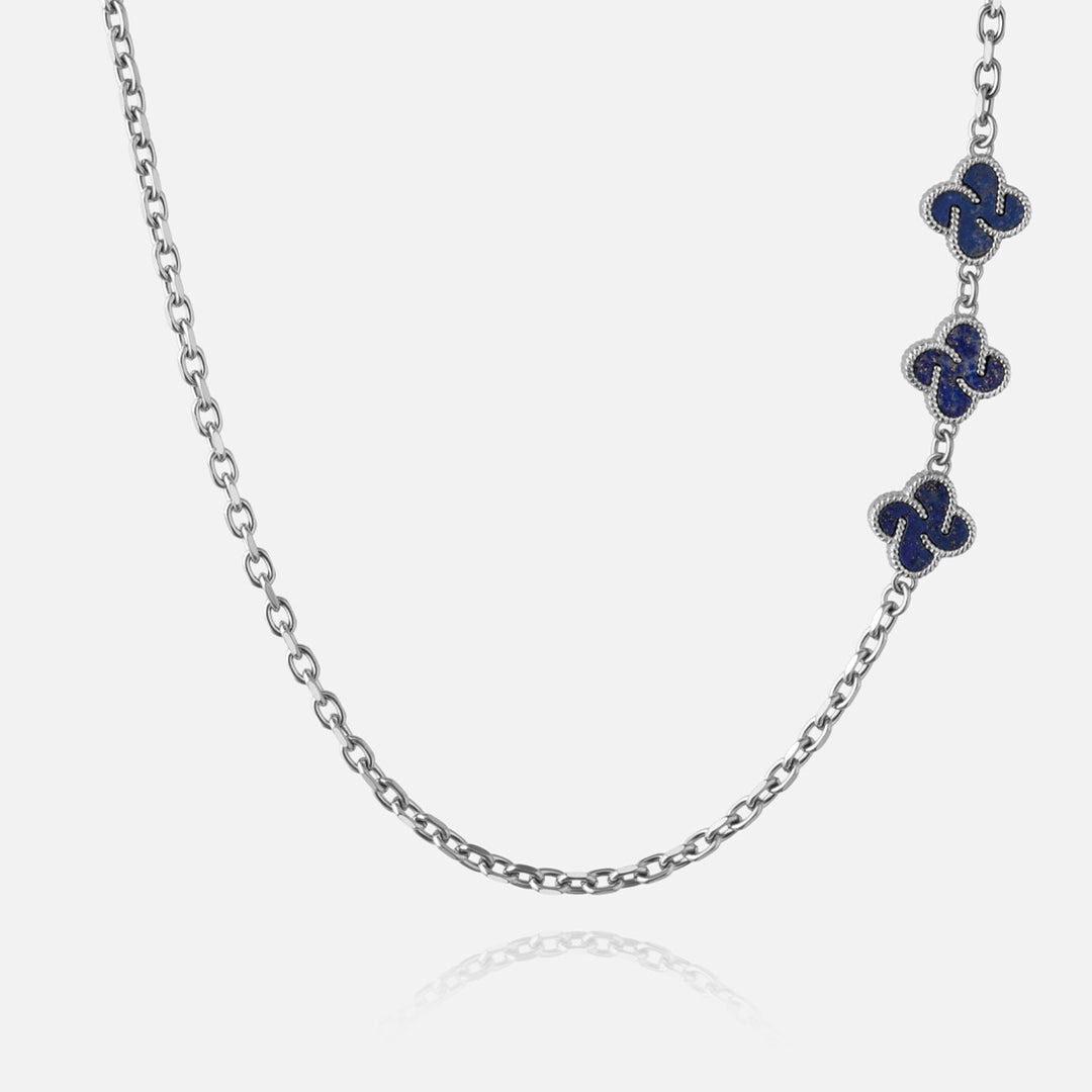 Heritage Clover Chain - Lapis