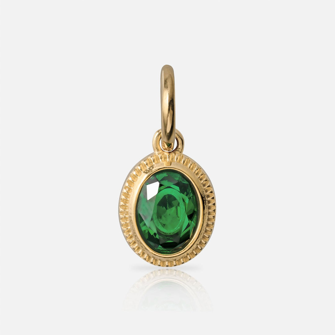 Micro Oval - Emerald