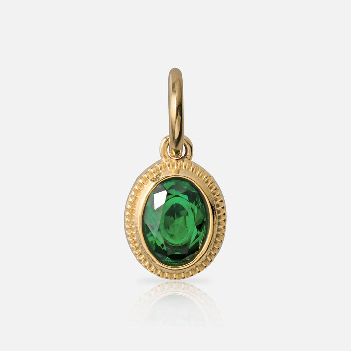 Micro Oval - Emerald