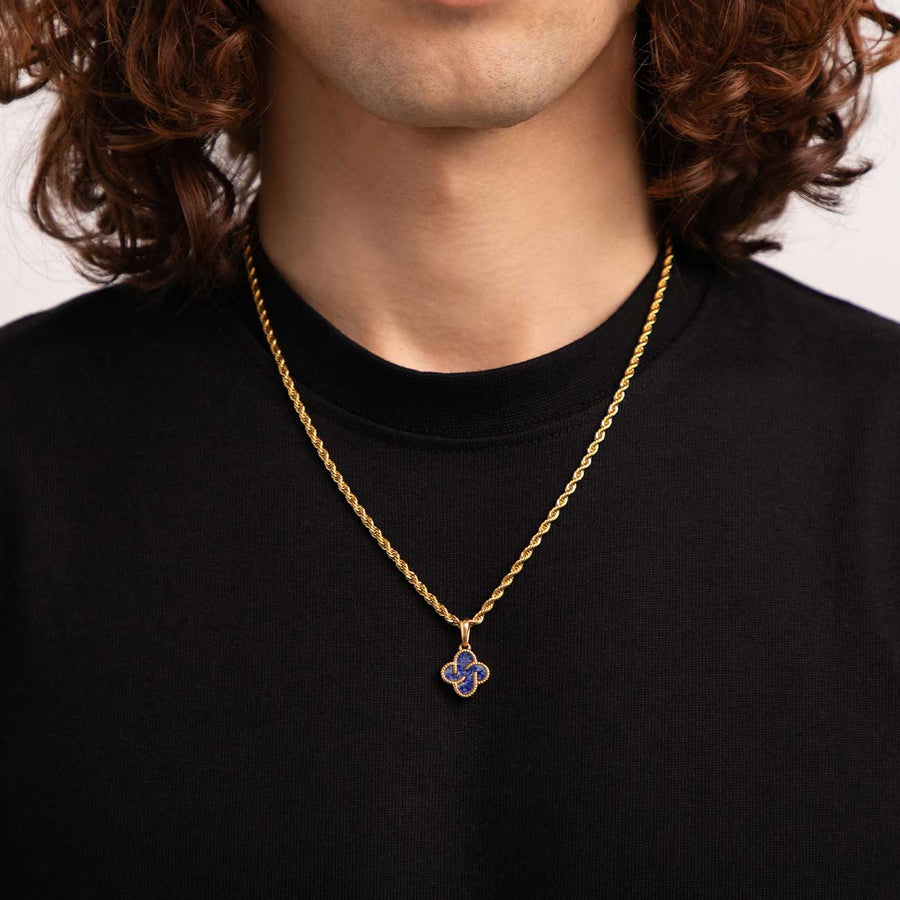 Heritage Clover Pendant - Lapis