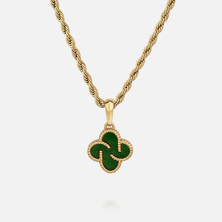 Heritage Clover Pendant - Aventurine