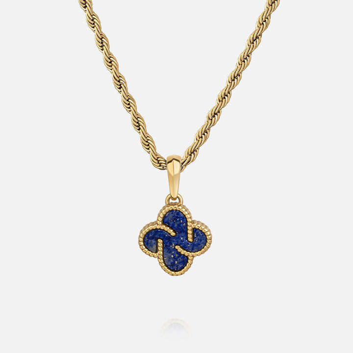 Heritage Clover Pendant - Lapis