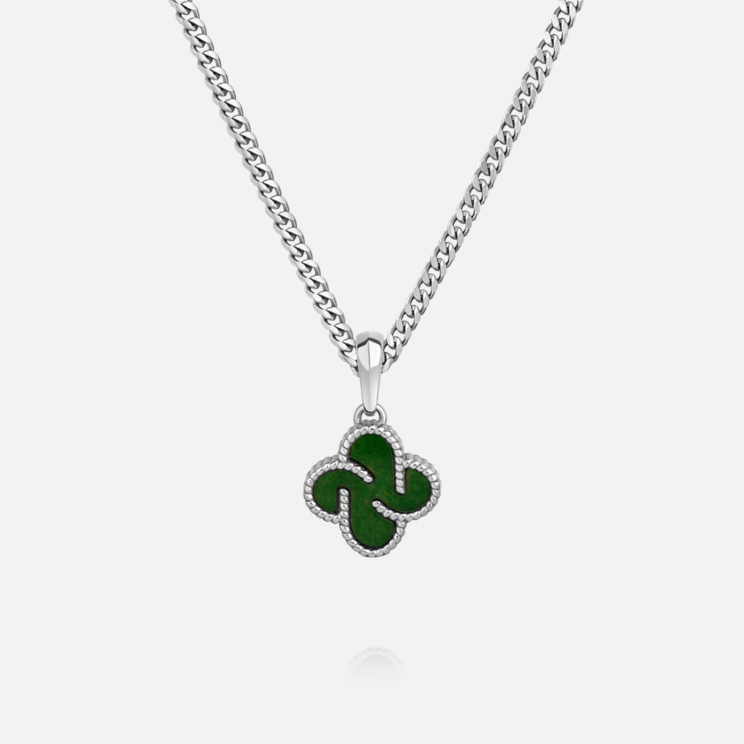 Heritage Clover Pendant - Aventurine