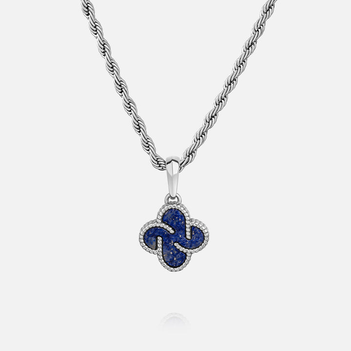 Heritage Clover Pendant - Lapis