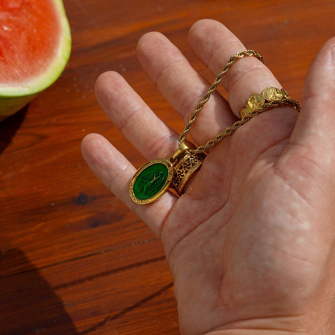 Nike Pendant - Green