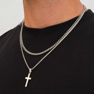 Classic Cross + 4mm Cuban Set