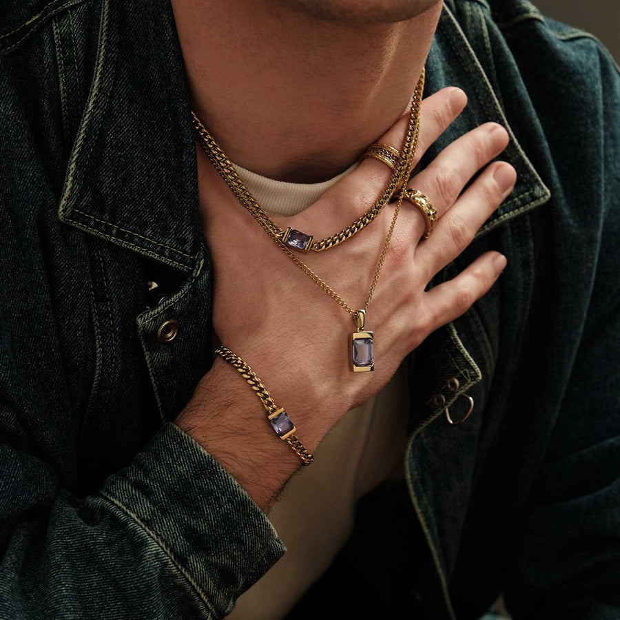 Chip Bracelet - Tanzanite