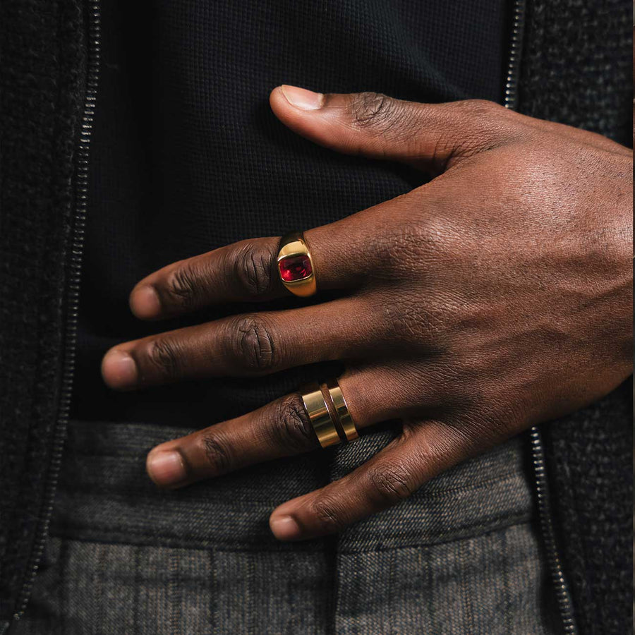 Emile Ruby Ring | Premium Ring | GASPER.CO