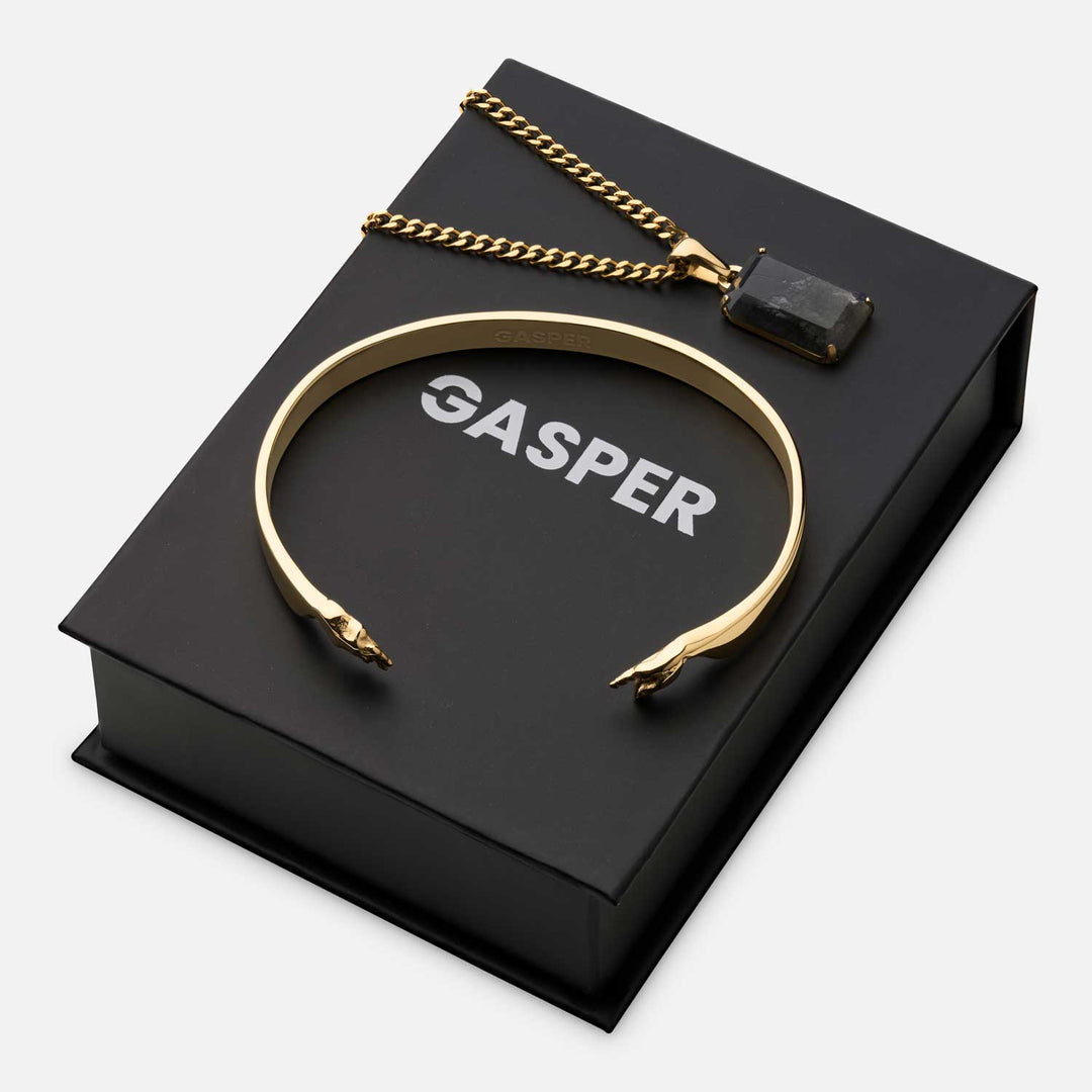 Void Black Spectrolite+ Touch of God Cuff Gift Set | Premium Gift Set | GASPER.CO