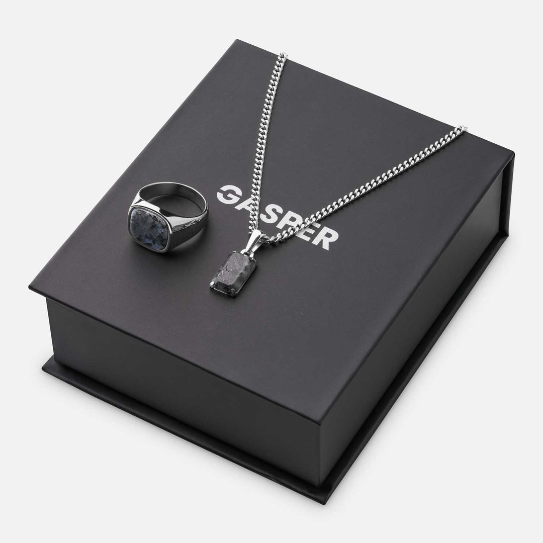 Void + Ring Gift Set (BLACK SPECTROLITE) | Premium Gift Set | GASPER.CO