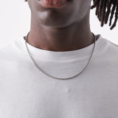 2MM Rope Chain Silver - THE GASPER