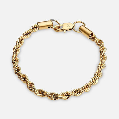 5mm Rope Bracelet Gold