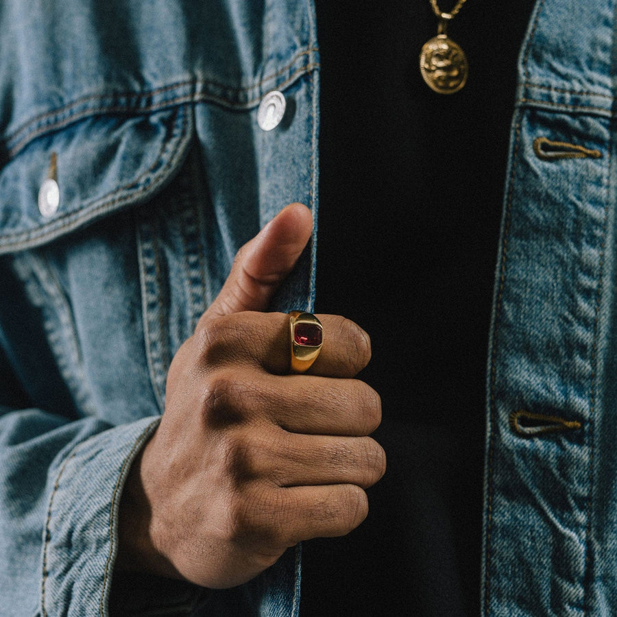 Emile Ruby Ring | Premium Ring | GASPER.CO